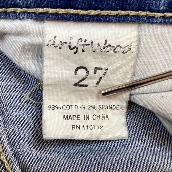 Driftwood Audrey Embroidered Straight Leg Jeans - Picture 10 of 13